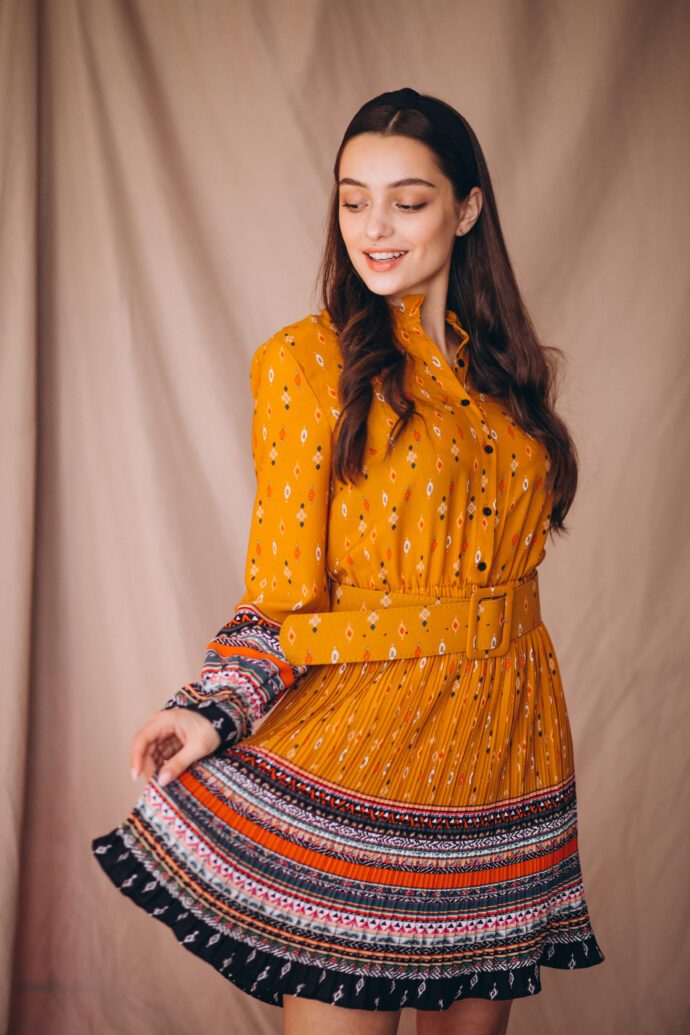 YellowBasanti Breeze Kurti